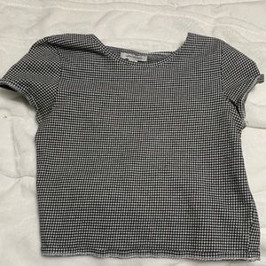 checkered tee